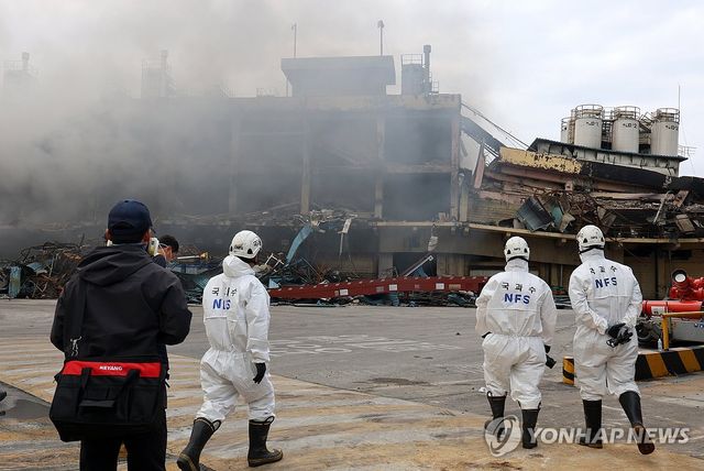 금호타이어 화재현장 조사