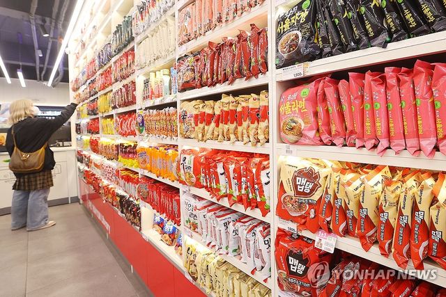 K-푸드 수출액…라면이 13억6천만달러로 1위