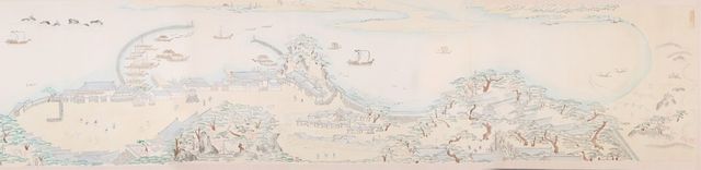 조선후기 부산초량왜관 그린 '초량화관지도' 첫 공개