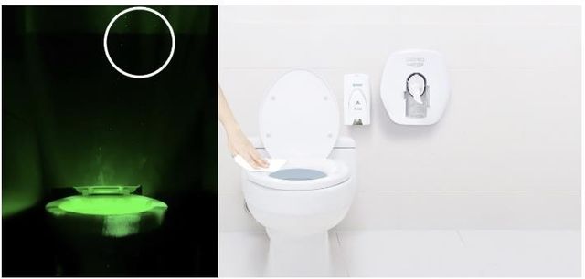 유한킴벌리, 변기 내릴 때 비산물질 확산 확인