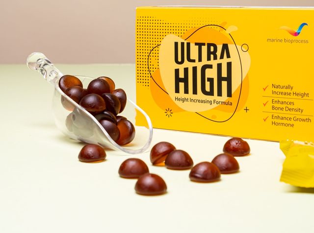 어린이 키 성장 기능성 물질로 만든 건강기능식품