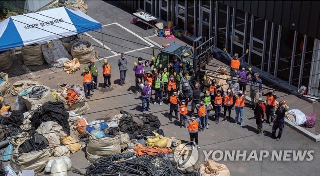 남원시 산내면 농촌 쓰레기 문제 해소 실험
