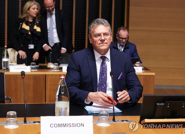 마로스 세프코비치 EU 집행위원회 무역담당 집행위원