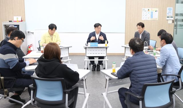 광명 지하터널 사고 현장 주민들과 간담회