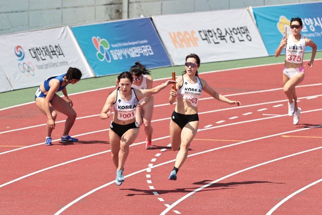 한국 여자 400ｍ 계주팀 앵커 김다은