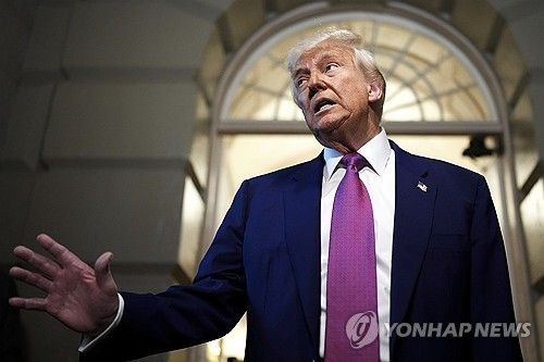 의사당 방문한 트럼프