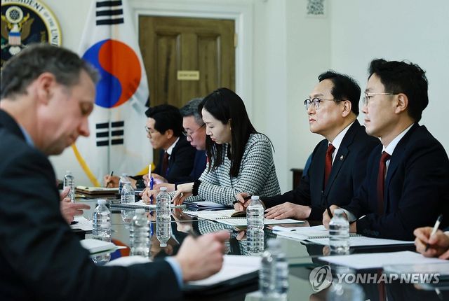 미국 무역대표부(USTR) 대표 면담