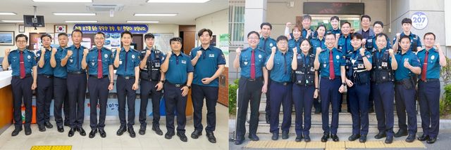 부산 서면지구대(왼쪽)와 충렬지구대(오른쪽)