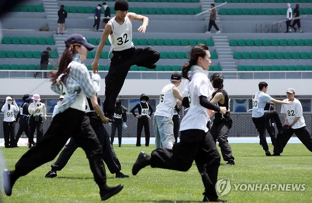 일주일 앞둔 구미 아시아육상 리허설 한창