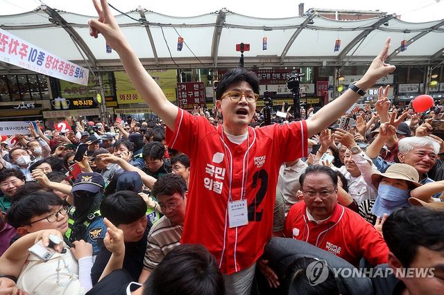 대구서 지원 유세 나선 한동훈 전 대표