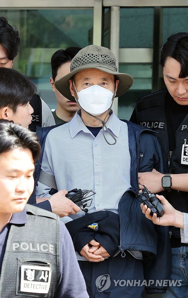 유치장 나서는 '시흥 살인사건' 피의자 차철남