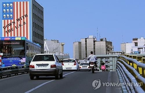 21일(현지시간) 이란 테헤란 시내