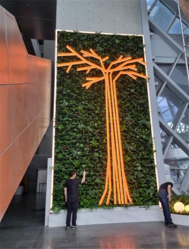 영화의전당 내 '비프-포레스트(BIFF-FOREST)' 실내 정원