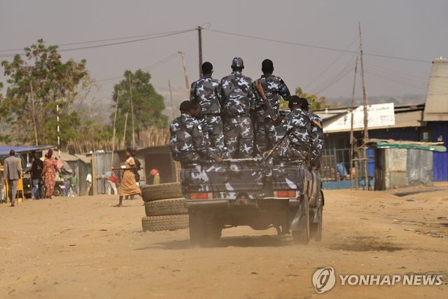 순찰하는 남수단 정부군