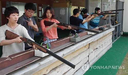 창원국제사격장 클레이 사격 체험