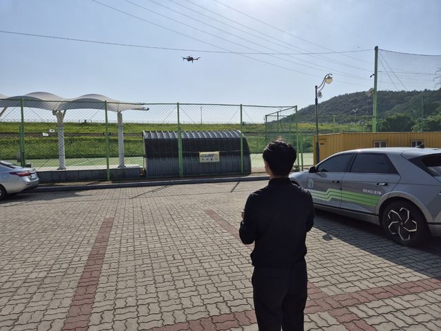 드론이 울주군 주요 시설물 노후·파손 살핀다