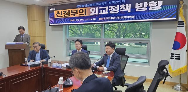 더불어민주당 선대위 '국익중심실용외교위' 정책간담회 