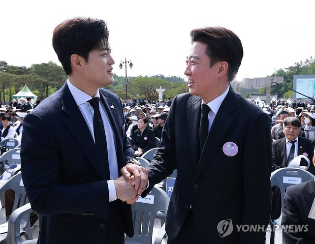 이준석 후보와 김용태 비대위원장