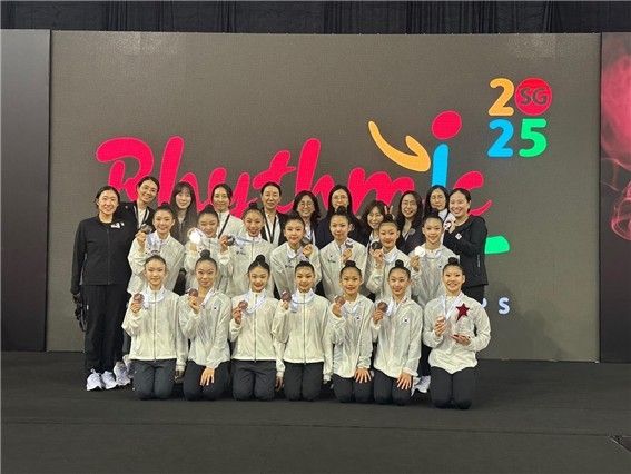 한국 선수단 단체 사진