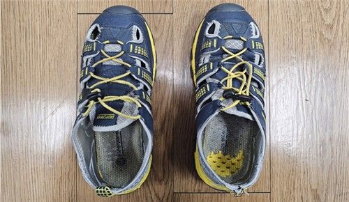 피의자 A씨가 범행 당시 착용한 신발