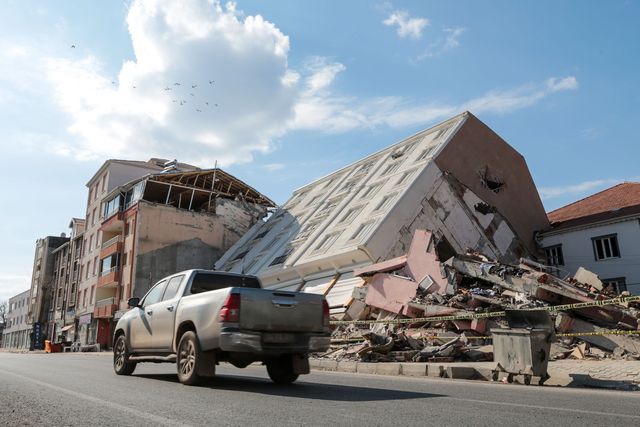 2023년 2월 튀르키예에서 발생한 규모 7.8의 강진 피해 현장