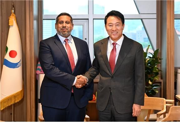 오세훈 시장, 빌라스 다르 패트릭 J. 맥거번 재단 대표와 AI정책 논의