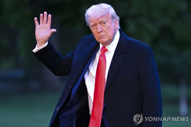 도널드 트럼프 미국 대통령