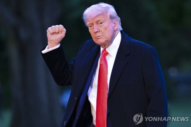 도널드 트럼프 미국 대통령