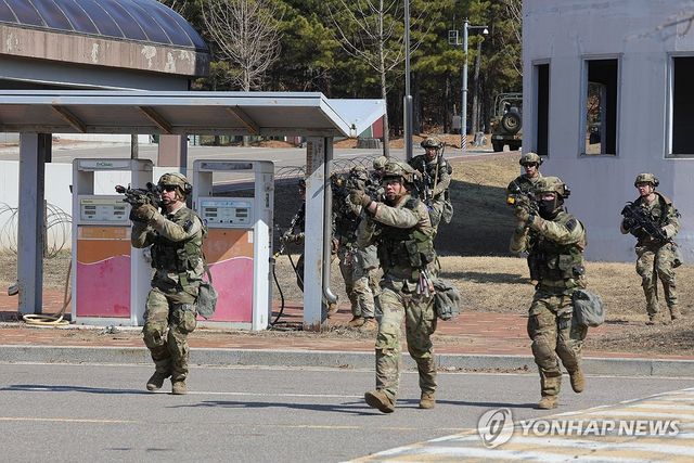 한미연합 도시지역작전 훈련