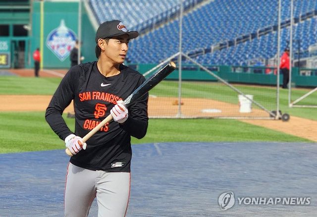 배팅 연습하는 이정후