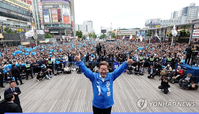 주말 수도권 표심 공략 나선 이재명 후보