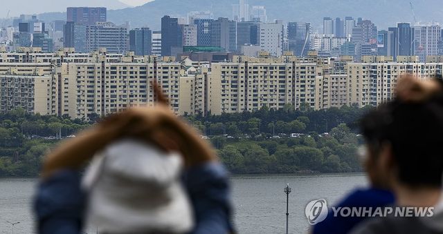 강남구 압구정동, 청담동 일대 아파트 단지