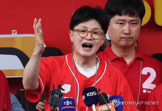 지원유세 나선 한동훈 