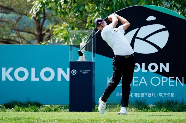 김민수의 티샷.