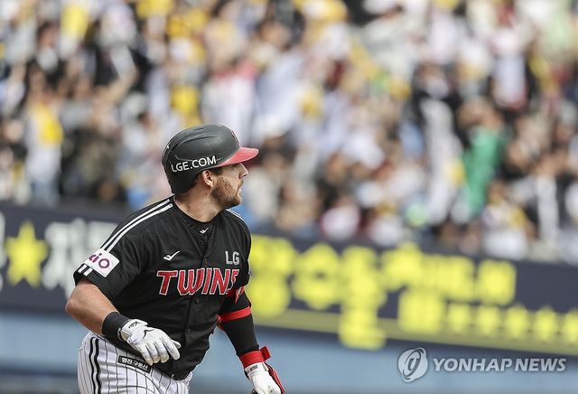 LG 오스틴 3점 홈런 작렬