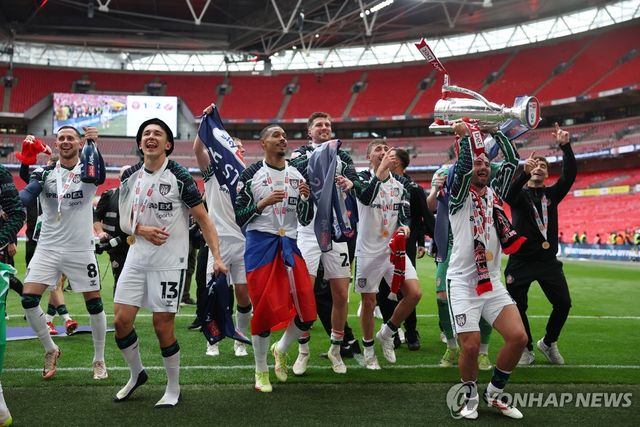 EPL 승격을 기뻐하는 선덜랜드 선수들