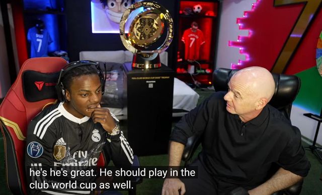 유튜브에 출연해 호날두의 이적 가능성을 언급한 잔니 인판티노 FIFA 회장