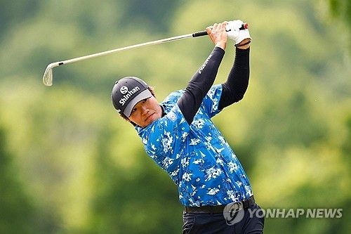 김성현의 아이언 스윙.