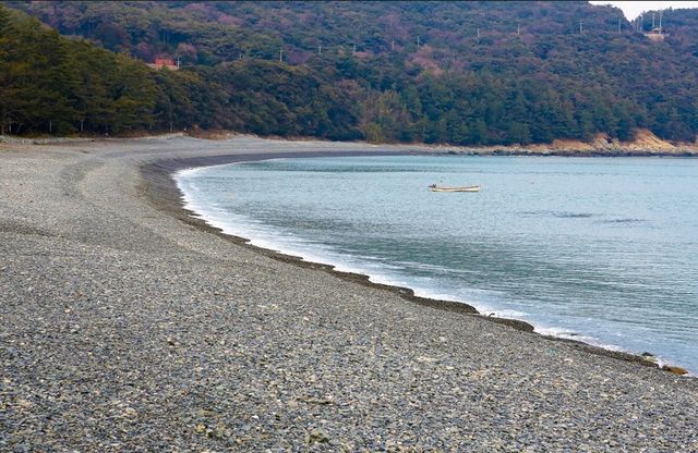 보길도 예송리 해수욕장 전경