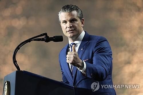 피트 헤그세스 미 국방장관