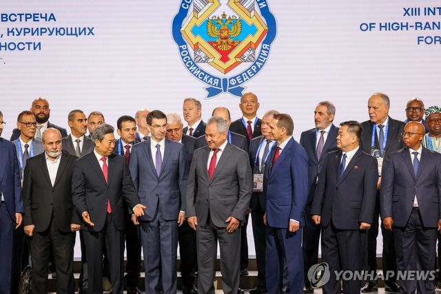 28일(현지시간) 러시아 모스크바에서 열린 13회 안보문제 담당 국제고위대표 회의