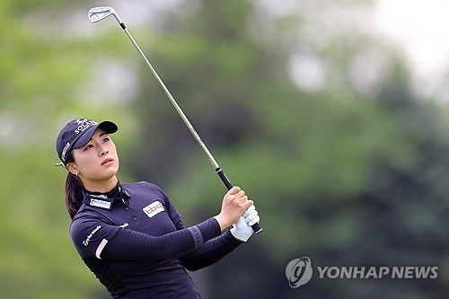 윤이나의 티샷.