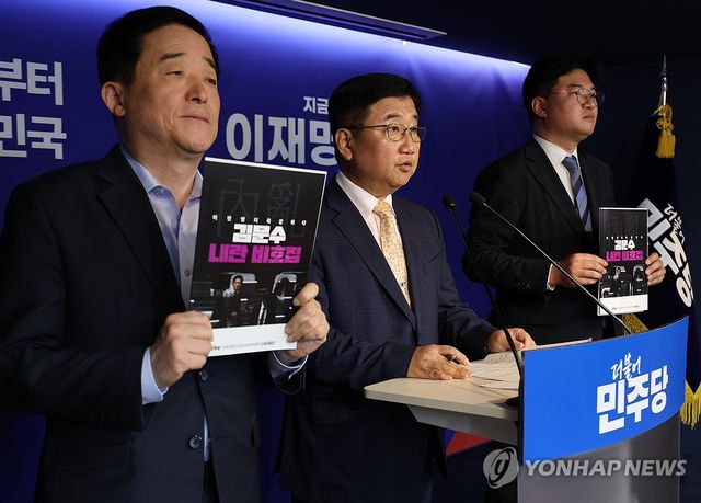 민주당 신속대응단 기자회견