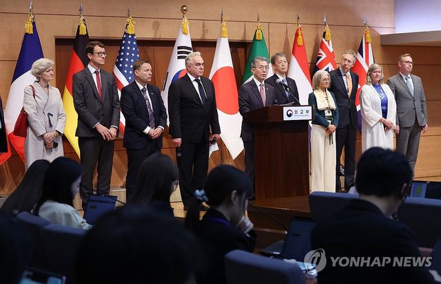 한미일 등 11개국 "대북제재 다국적 감시기구 설립"