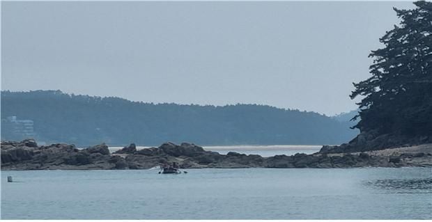 구조되는 관광객