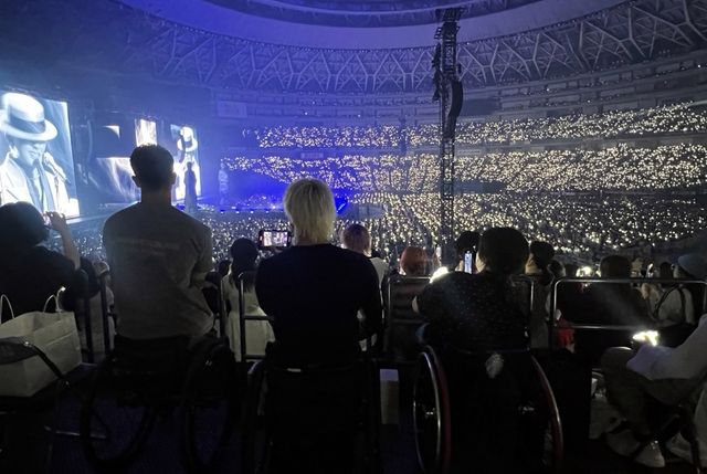 지드래곤 오사카 콘서트 관람한 일본 패럴림픽 선수들