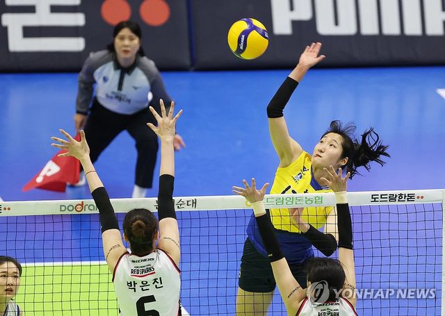 공격하는 정지윤