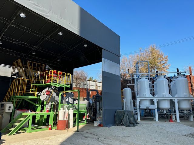 폐플라스틱에서 합성가스 생산 파일럿 플랜트 