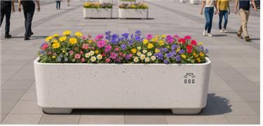 광화문광장 화분 예시