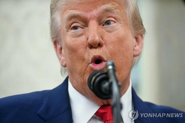 도널드 트럼프 미국 대통령